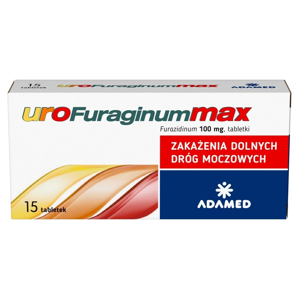 UroFuraginum Max 100mg, 15 tabletek