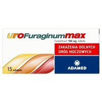 UroFuraginum Max 100mg, 15 tabletek