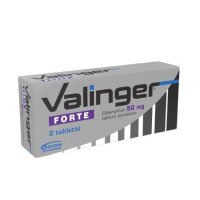 Valinger Forte, 50 mg, tabletki powlekane, 2 tabletki