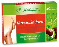 Venescin forte, tabletki drażowane, 30 tabletek