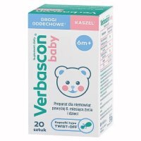 Verbascon Baby, 20 kapsułek twist-off