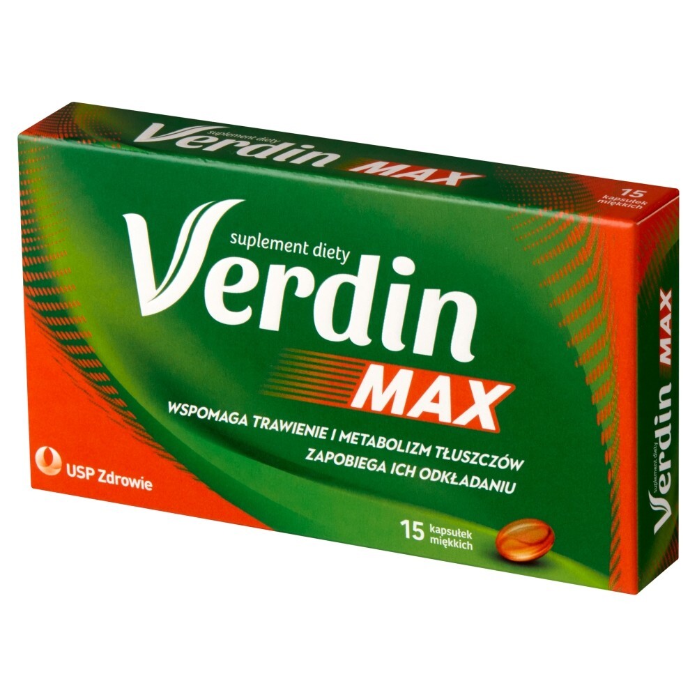Verdin Max, kapsułki miękkie, 15 kapsułek