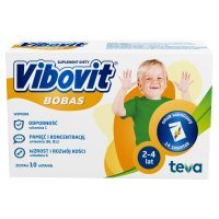 Vibovit Bobas, proszek o smaku waniliowym, 14 saszetek
