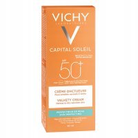 Vichy Capital Soleil, krem aksamitny do twarzy SPF 50+, 50 ml