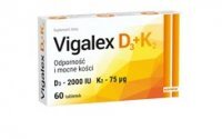 Vigalex D3+K2, tabletki, 60 tabletek