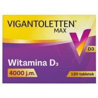 Vigantoletten Max, witamina D3 4000 j.m., 120 tabletek