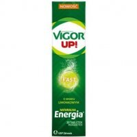 Vigor Up! Fast, smak limonkowy, 20 tabletek musujących