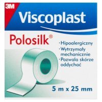 Viscoplast Polosilk Przylepiec jedwabny 5 m x 25 mm
