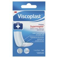 Viscoplast Prestopor Plaster do cięcia supermiękki 1 m x 8 cm