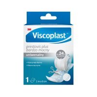Viscoplast Prestovis Plus, plaster do cięcia, bardzo mocny, biały, 1 m x 6 cm, 1 sztuka