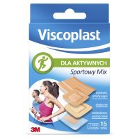 Viscoplast Sportowy Mix, plastry, 15 sztuk