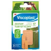Viscoplast Zestaw plastrów turystyczny 5 rozmiarów 17 sztuk