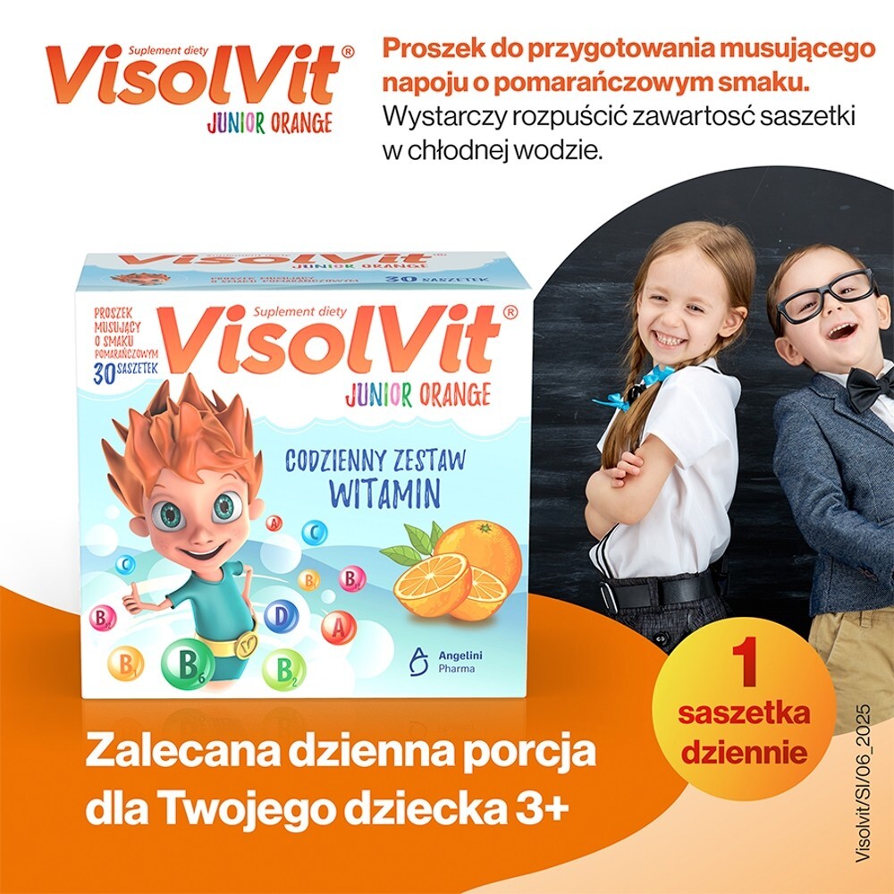 Visolvit Junior Orange, 30 saszetek