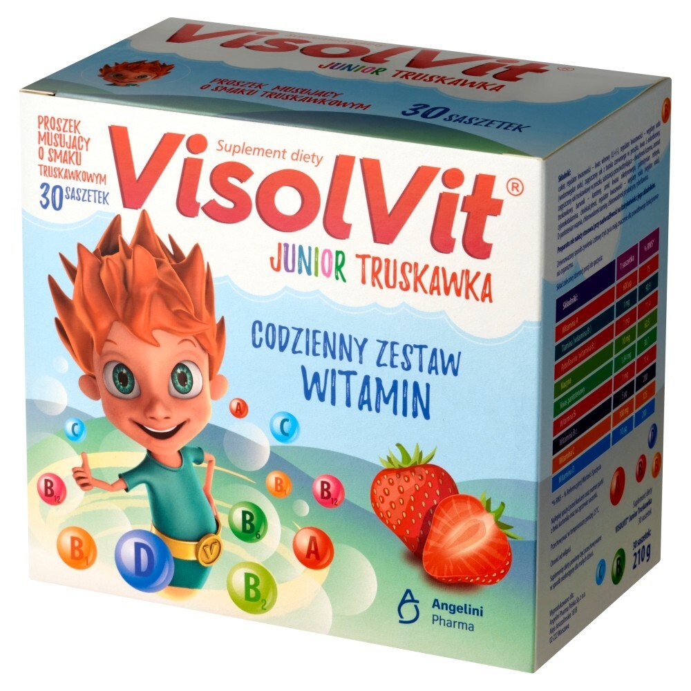 Visolvit Junior Truskawka, 30 saszetek