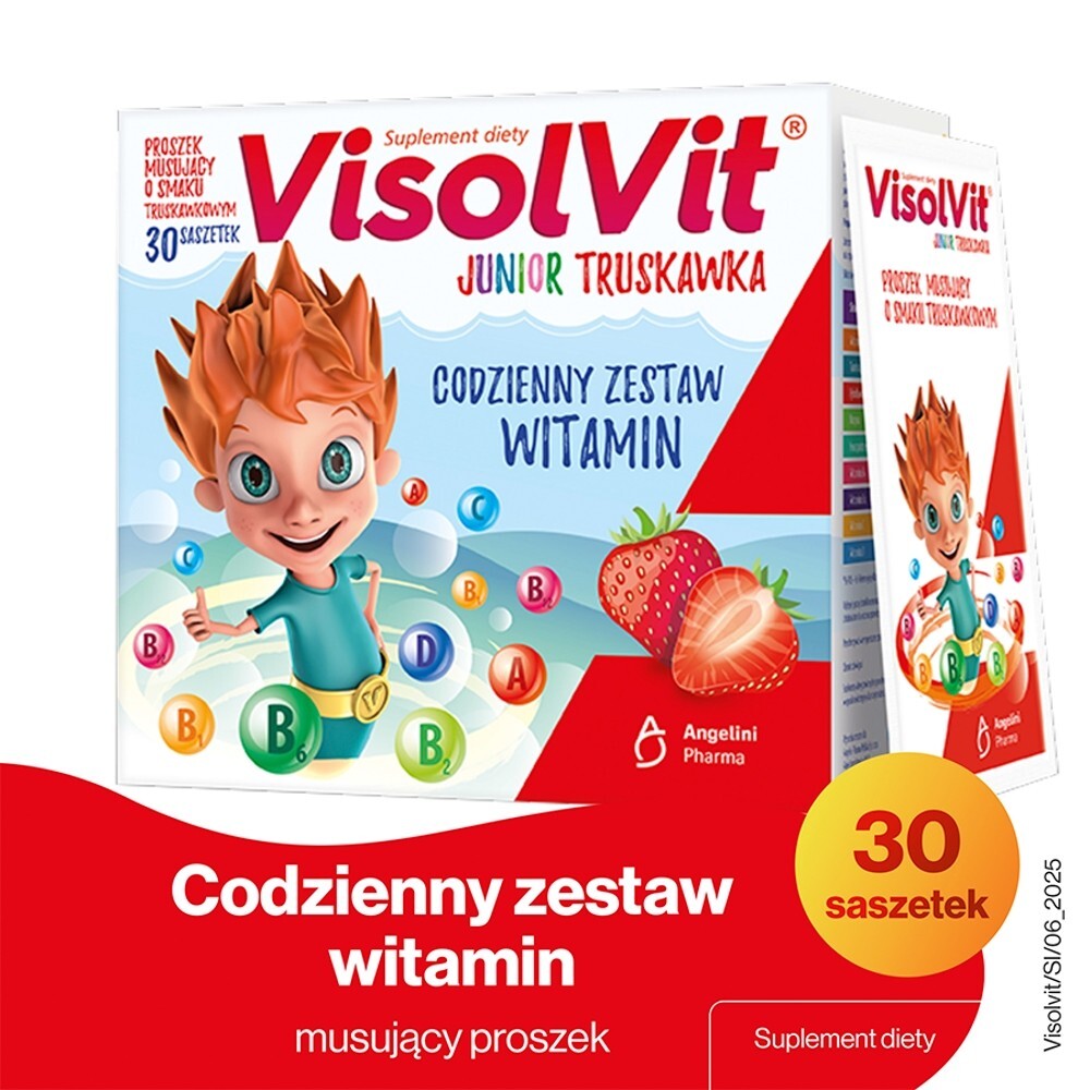 Visolvit Junior Truskawka, 30 saszetek