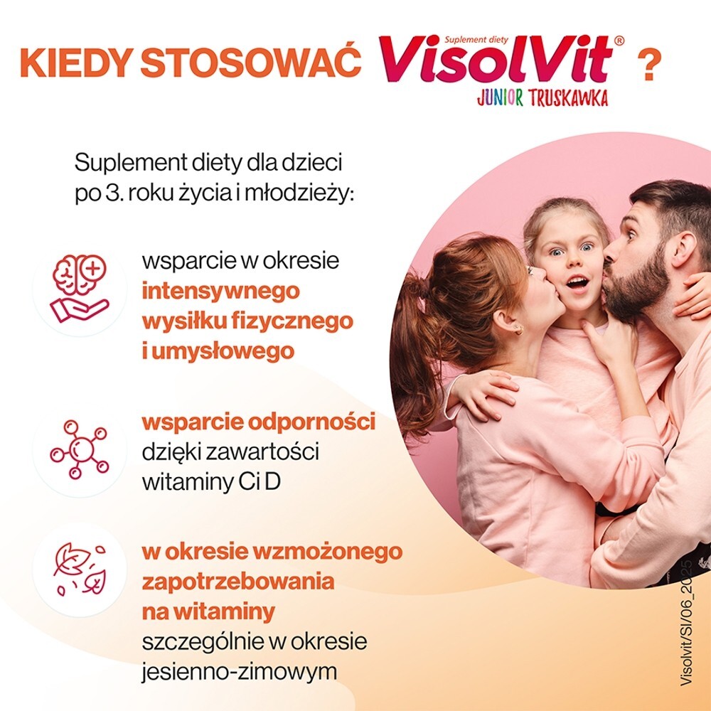 Visolvit Junior Truskawka, 30 saszetek