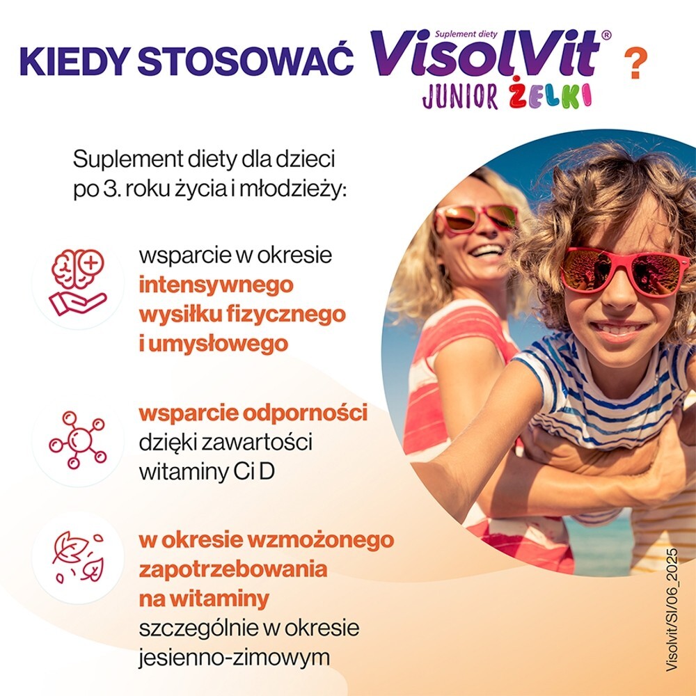 Visolvit Junior żelki 50 sztuk