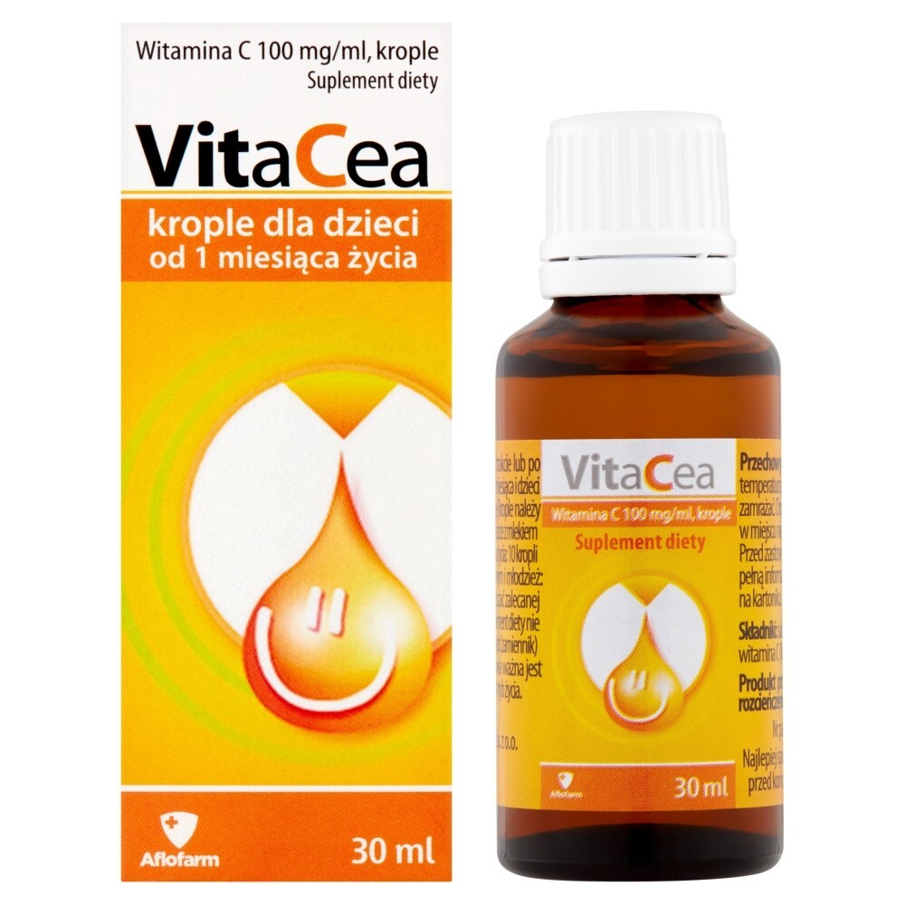 VitaCea, krople dla dzieci od 1 m-ca, 30 ml