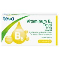 Vitaminum B6 Teva 50 mg tabletki 50 sztuk