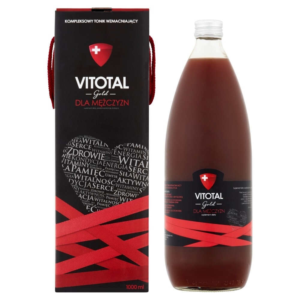 Vitotal Gold dla mężczyzn Kompleksowy tonik wzmacniający Suplement diety 1000 ml