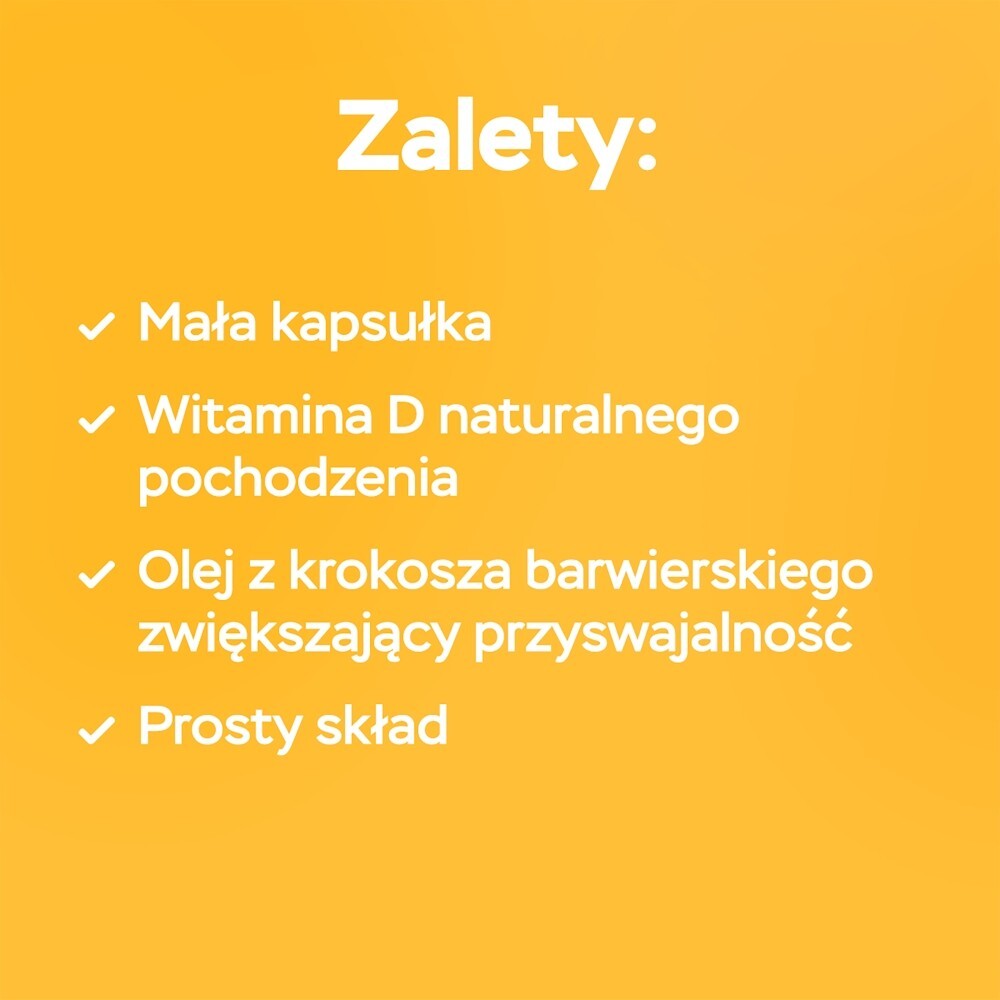 Vitrum D3 Forte, kapsułki, 60 kapsułek