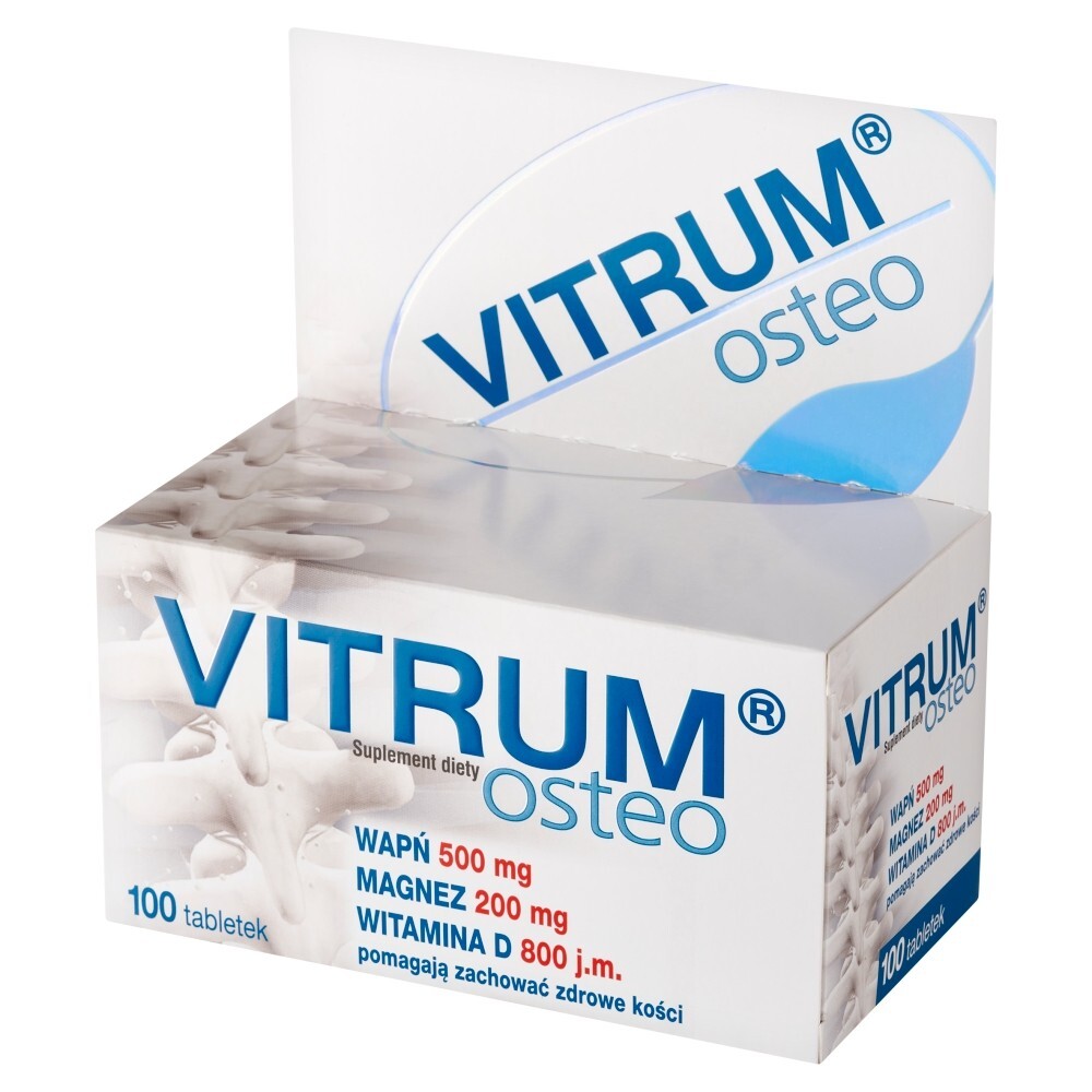 Vitrum Osteo, suplement diety, 100 tabletek