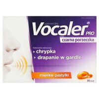 Vocaler Pro, czarna porzeczka, 30 pastylek do ssania