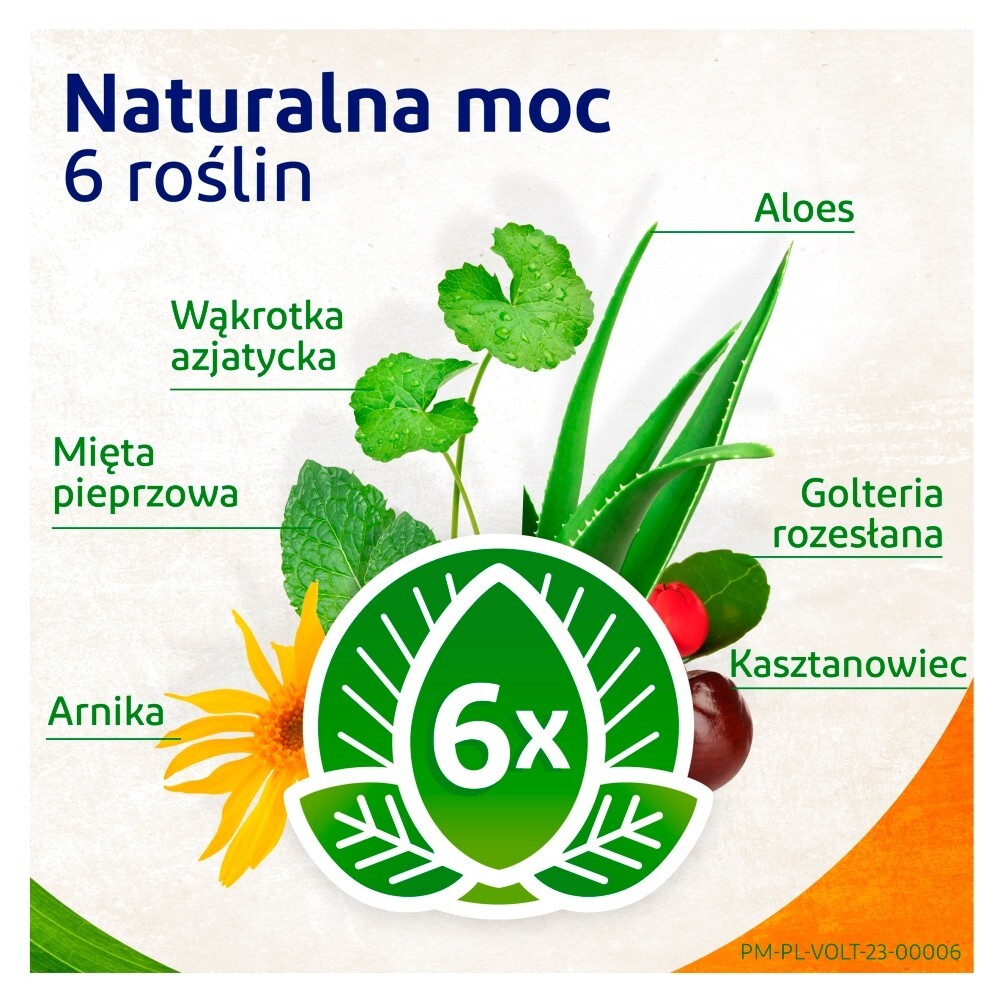 VoltaNatura, kojący roślinny żel na napięte mięśnie, 50 ml