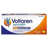 Voltaren Express Forte, 25 mg, kapsułki miękkie, 20 kapsułek