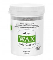 WAX Aloes, Laboratorium Pilomax, maska nawilżająca do włosów cienkich lub przetłuszczających się, 240 ml