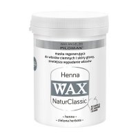WAX Henna, Laboratorium Pilomax, maska nawilżająca na wypadanie włosów niefarbowanych, 240 ml