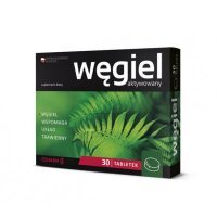 Węgiel Aktywowany, 30 tabletek