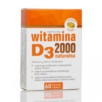 Witamina D3 2000, kapsułki miękkie, 60 kapsułek