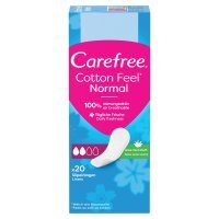 Wkładki higieniczne CAREFREE COTTON FEEL NORMAL ALOE zapach aloesowy, 20 sztuk