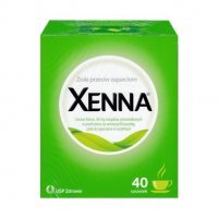 Xenna 30 mg, zioła przeciw zaparciom, 40 saszetek