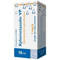Xylometazolin VP 1 mg/ g, krople do nosa, roztwór 10 ml