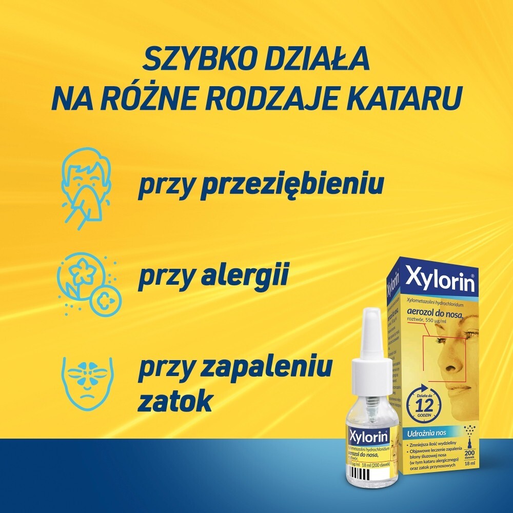Xylorin Aerozol do nosa 18 ml