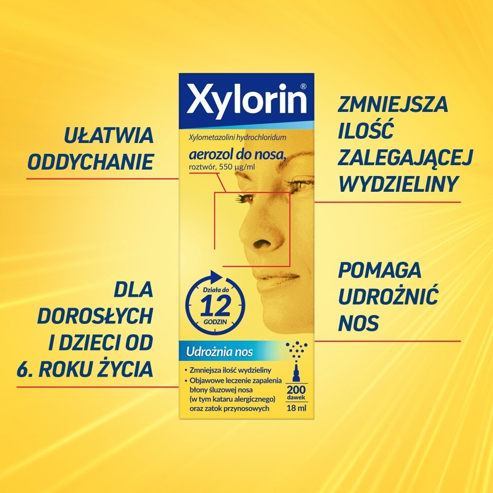 Xylorin Aerozol do nosa 18 ml
