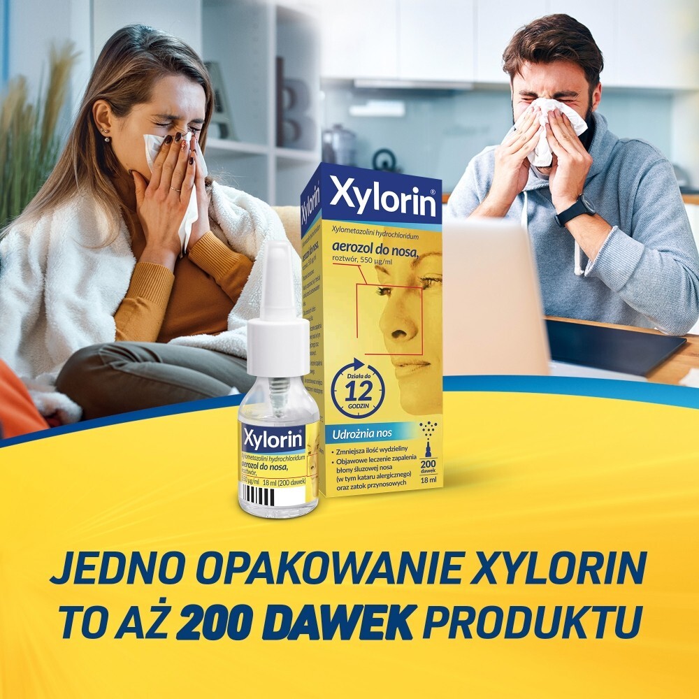 Xylorin Aerozol do nosa 18 ml