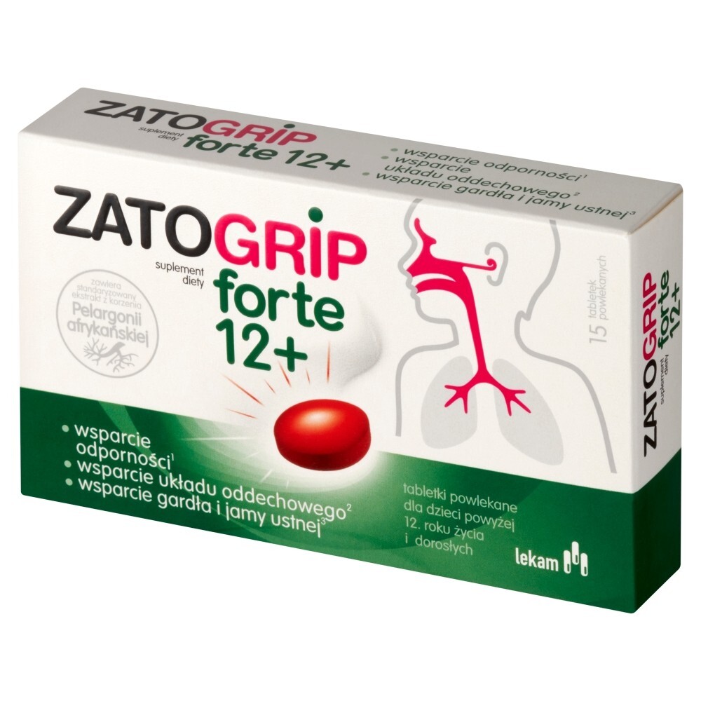 Zatogrip Forte, 15 tabletek