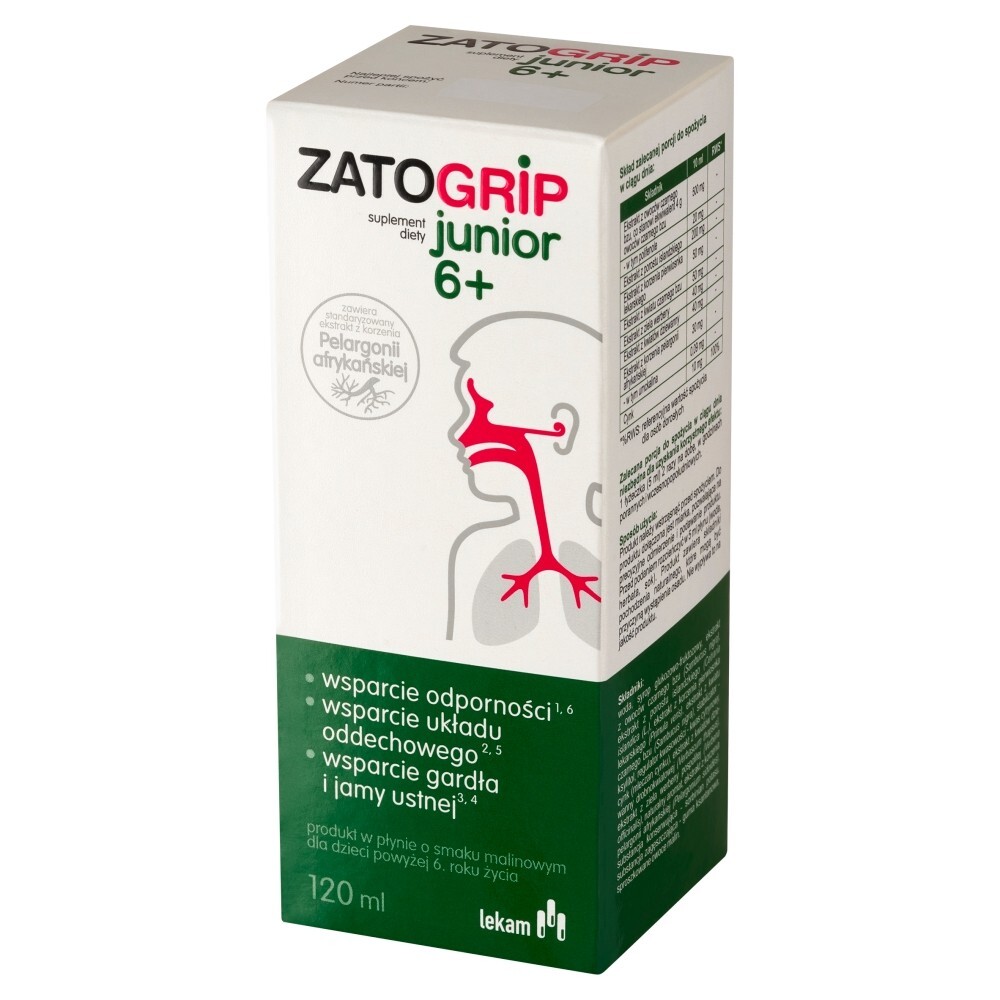 Zatogrip Junior, płyn, 120 ml