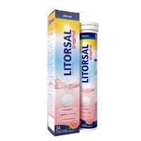 Zdrovit Litorsal Grejpfrut, smak grejpfrutowy, 24 tabletki musujące