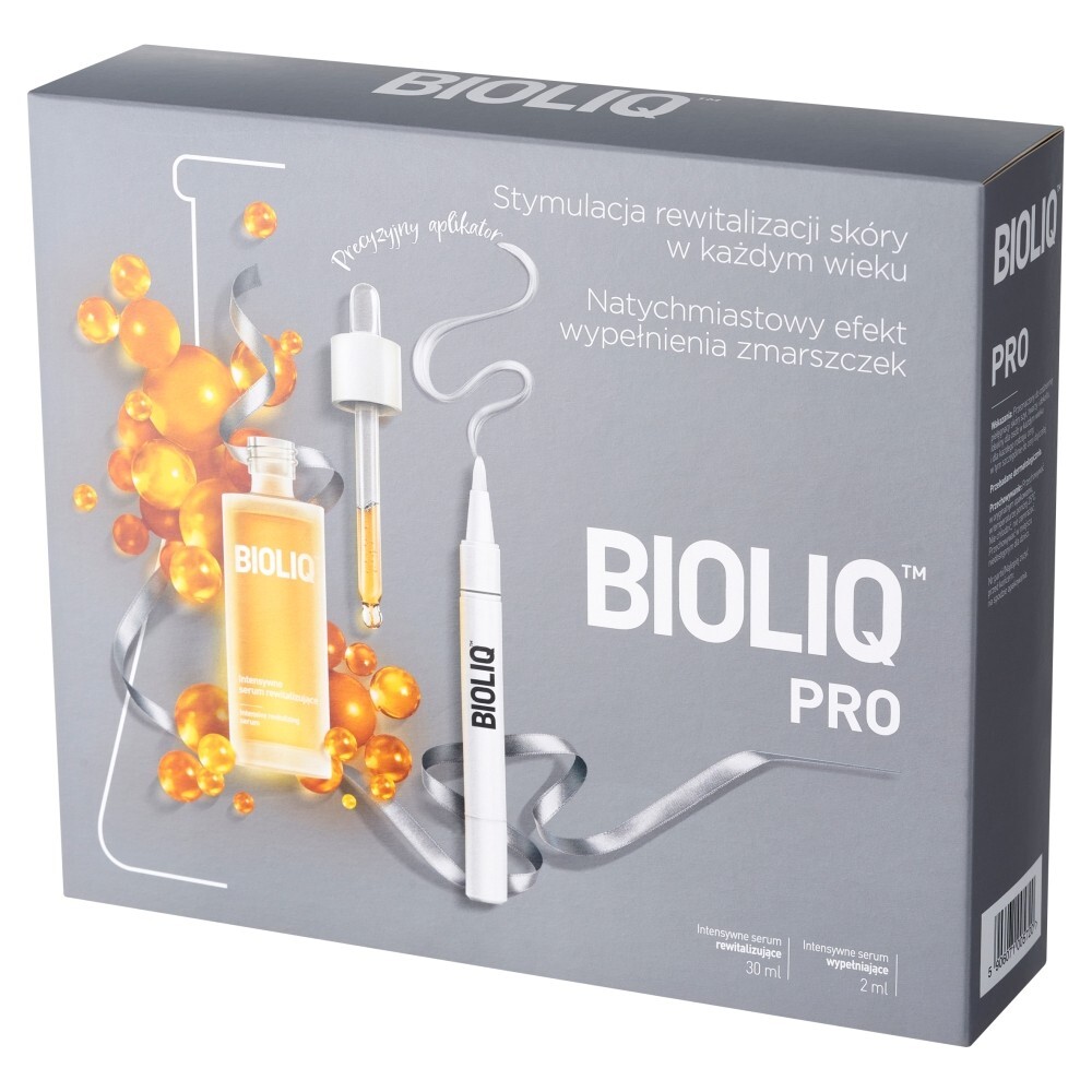 Zestaw Promocyjny Bioliq PRO, intensywne serum rewitalizujące, 30 ml + intensywne serum wypełniające, 2 ml