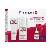 Zestaw Promocyjny Pharmaceris N, krem nawilżająco-wzmacniający, 50 ml + intensywny krem odżywczy, 50 ml + koncentrat z witaminą C 1200 mg, 15 ml W PREZENCIE
