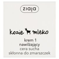 Ziaja Kozie Mleko, krem 1 nawilżający, cera sucha, skłonna do zmarszczek, 50 ml