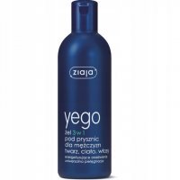 Ziaja Yego, żel pod prysznic dla mężczyzn 3 w 1, 300 ml
