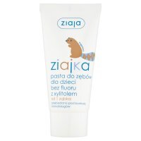 Ziaja Ziajka Pasta do zębów dla dzieci bez fluoru z xylitolem od 1 ząbka 50 ml