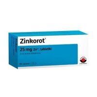 Zinkorot, 25 mg Zn2+, tabletki, 50 tabletek