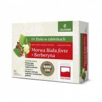 Zioła w Tabletkach Morwa Biała Forte + Berberyna, 60 tabletek powlekanych