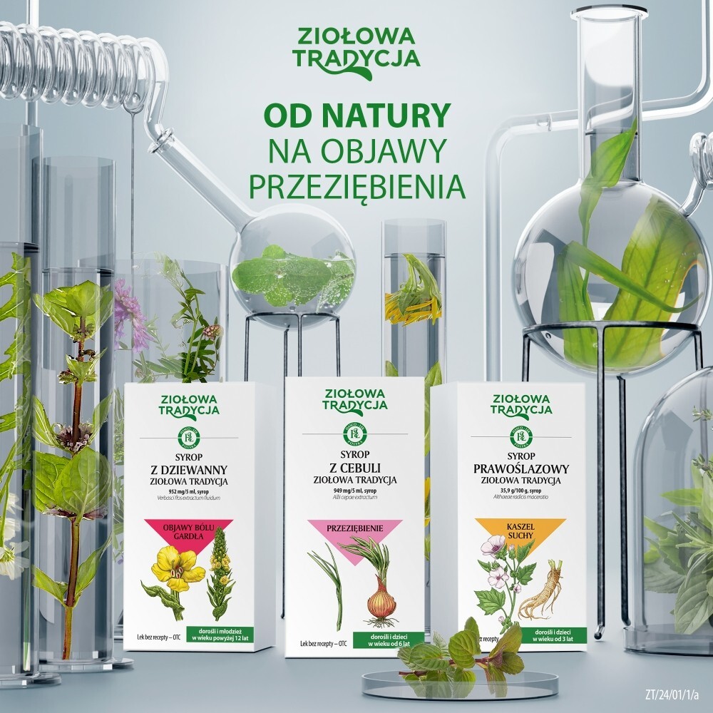 Ziołowa Tradycja Syrop z cebuli, 949 mg/5 ml, syrop, 125 g